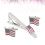 1Set Premium Amerikaanse Dasspeld En Manchetknopen Set 2