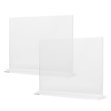 2St Acryl Sign Holders Voor En Met Duurzaam Ontwerp