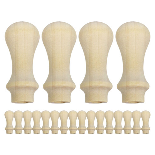 20 holzwachssiegelgriffe, stempelgriffe, vielseitig
