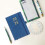 Dark Blue Monthly Planner 2025 Portable Academic Writing Notebook 8