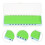 Petite Harmonica Enfant Vert ABS Instrument Musical Facile 5