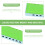 Petite Harmonica Enfant Vert ABS Instrument Musical Facile 10