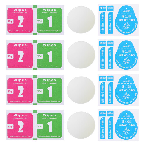 4 draagbare schermprotector rond gehard