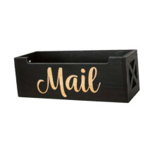 Mail Organizer Decorative Mail Basket For Living Room, Entryway And Doorway