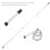 3 abschnitt Teleskop Golfball Scooper Aluminium 15