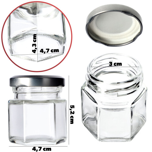 KADAX Yenne Yenne Gewürzglas mit Deckel, 6-tlg. 30 ml 2