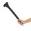 Manual Back Hair Shaver Foldable Long Handle Stainless Steel Black 10