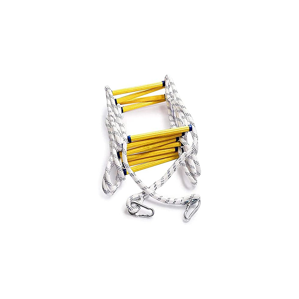 Rope Ladder Emergency Escape Ladder 5M, Portable Safety Ladder For Home Attic Indoor Outdoor Use 9354506003784