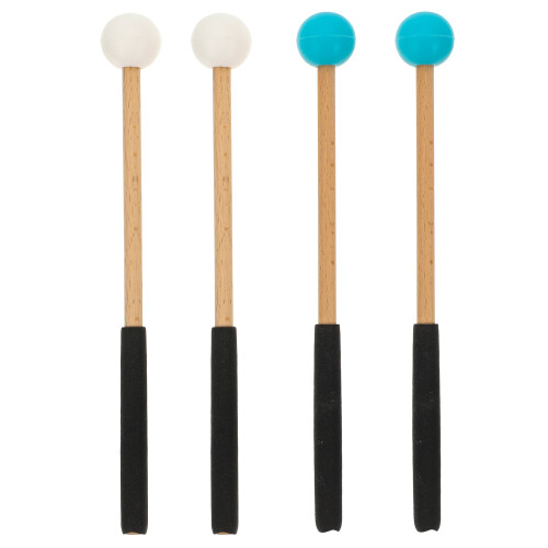 2Paren Set Kleurrijke Rubberen En Drumsticks Voor Performance