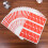 10 A4 zelfklevende identificatielabels rood 5
