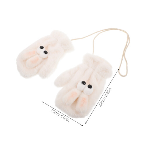 dames kunstbont handschoenen warm weer winters 1