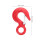 5St Swivel Sling Hooks Sterk Rood Carbonstaal 2