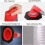 Multirpose Traffic Safety Cones Reflective Windproof Road Cone For Traffic Control Construction Events (1 Pack) 2