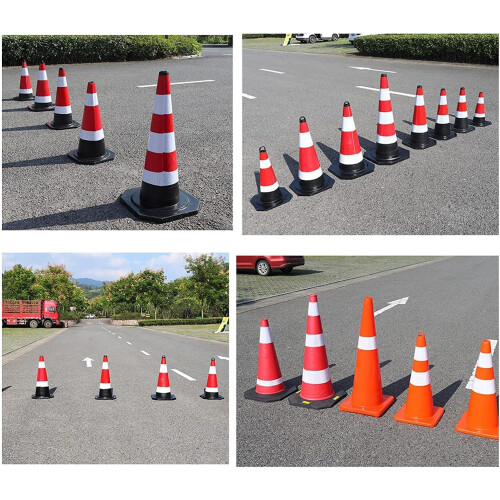 Multirpose Traffic Safety Cones Reflective Windproof Road Cone For Traffic Control Construction Events (1 Pack) 2