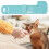 Plastic Cat Food Squeezer Sky-Blue Compact Feeding Spoon 5