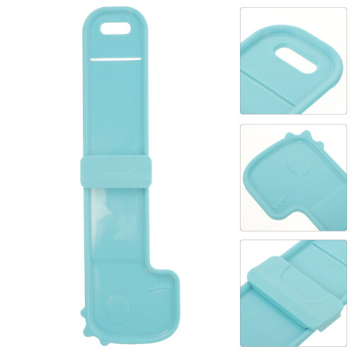 Plastic Cat Food Squeezer Sky-Blue Compact Feeding Spoon 2