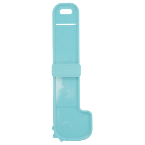 Plastic Cat Food Squeezer Sky-Blue Compact Feeding Spoon 1