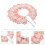 Collier Chat En Dentelle Rose Avec Tissu 2