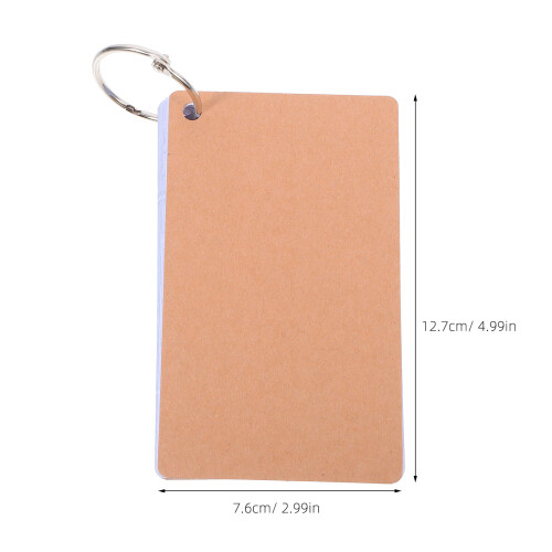 6pcs ruled index cards with rings, lined note cards for studying 2