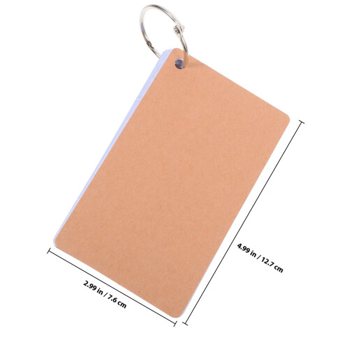 6pcs ruled index cards with rings, lined note cards for studying 1