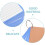 6pcs ruled index cards with rings, lined note cards for studying 8