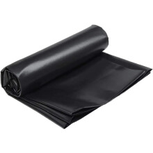 Black HDPE Pond Liner 0.12mm Thick Flexible Waterproof Film For Ponds Koi Water Gardens Fountains Sizes 1x1m 5x5m 12x15m
