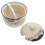 ceramic storage jar set for pepper flour and sauce holding 7
