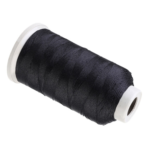 3 strands 0.3mm black sewing thread spools for quilting upholstery