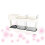 Plastic Washing Set With Tooth Cup Brush Paste Rack Gargle Cup Double 6