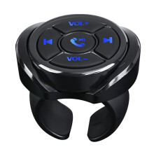 Car Steering Wheel Remote Wireless Music Button, Steering Controller For Hands-Free Audio, Phone, Camera, Navigation