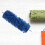 1Rouleau Rouleau Texturé Caoutchouc Bleu Pour Décor Mural 4