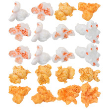20 stuks kunstmatige popcorn micro sieraden voor decoratie en diy oorbellen
