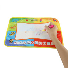 Baby- und Kinder-Wasserzeichnungsdecke mit 2 Stiften, wiederverwendbar, bunt, edukatives Spielzeug
