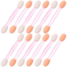 100 einweg doppelspitzen lidschattenpinsel für make-up