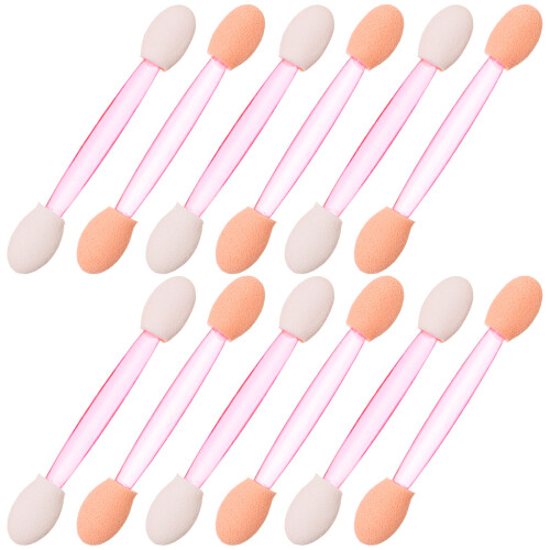 100 einweg doppelspitzen lidschattenpinsel für make-up