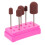 1Set Nagelstudio Polijstkop Display Box Rosé Manicure Tool 6