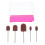 1Set Nagelstudio Polijstkop Display Box Rosé Manicure Tool 7