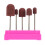 1Set Nagelstudio Polijstkop Display Box Rosé Manicure Tool 2