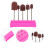 1Set Nagelstudio Polijstkop Display Box Rosé Manicure Tool 4