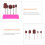 1Set Nagelstudio Polijstkop Display Box Rosé Manicure Tool 8