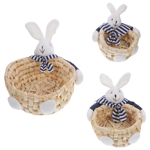 3St Decoratieve Manden Set Voor Diverse Opslag