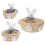 3St Decoratieve Manden Set Voor Diverse Opslag 8