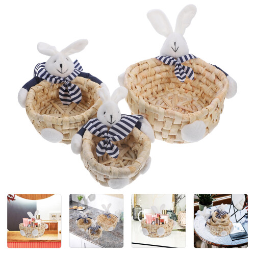 3St Decoratieve Manden Set Voor Diverse Opslag 2