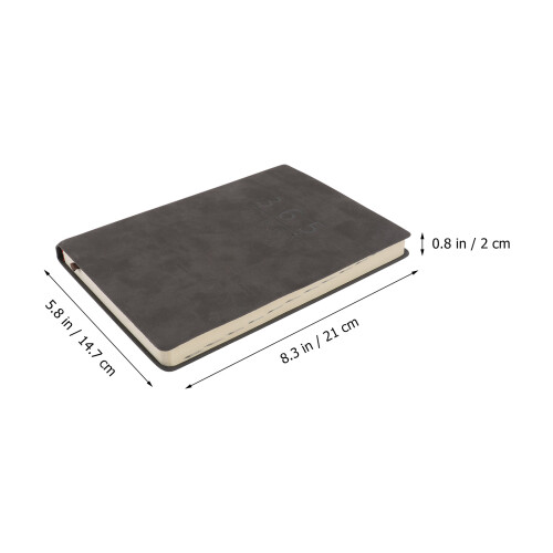 agenda notitieboek engelse versie planner dagboek a5 grijs 2