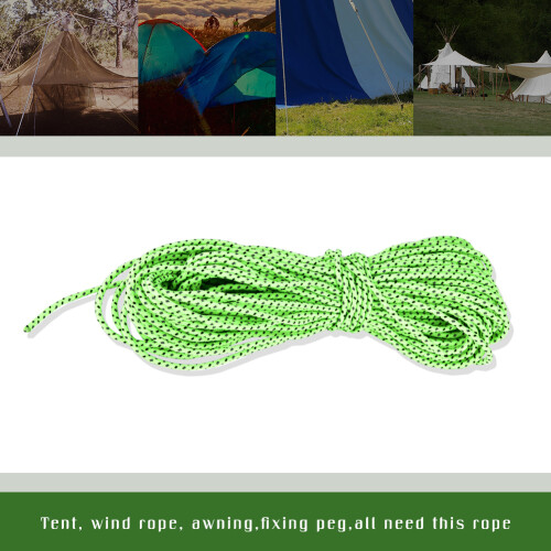 Outdoor Camping Zeltvordach Seil 20m Reflexionsleinen Paracord