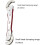 Adjustable Wrench 9-45mm Multi-Function Spanner Universal Wrench For Pipe Plumbing Home Repair Quick Snap Shifter 2