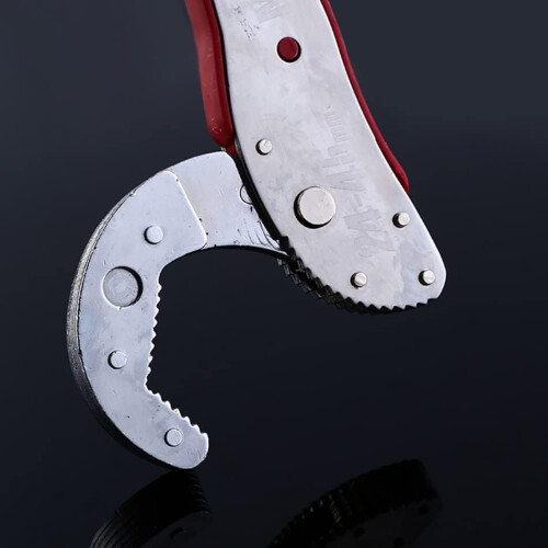 Adjustable Wrench 9-45mm Multi-Function Spanner Universal Wrench For Pipe Plumbing Home Repair Quick Snap Shifter 2