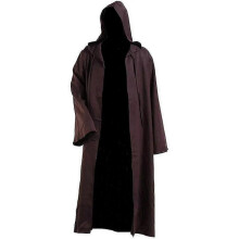 (2XL, Brown) Star Wars Jedi Darth Vader Cloak Cape Cosplay Costume Fancy Carnival Party