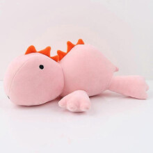 (38CM, Pink Triceratops) Dinosaur Weighted Plush Toy Dinosaur Weighted Plush Throw Pillow Soft Lumbar Back Cushion Cute Pillows