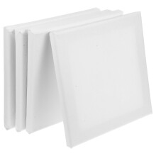 4-teiliges Ölgemälde-Set mit Leinwänden, Platten, Skizzenblöcken,